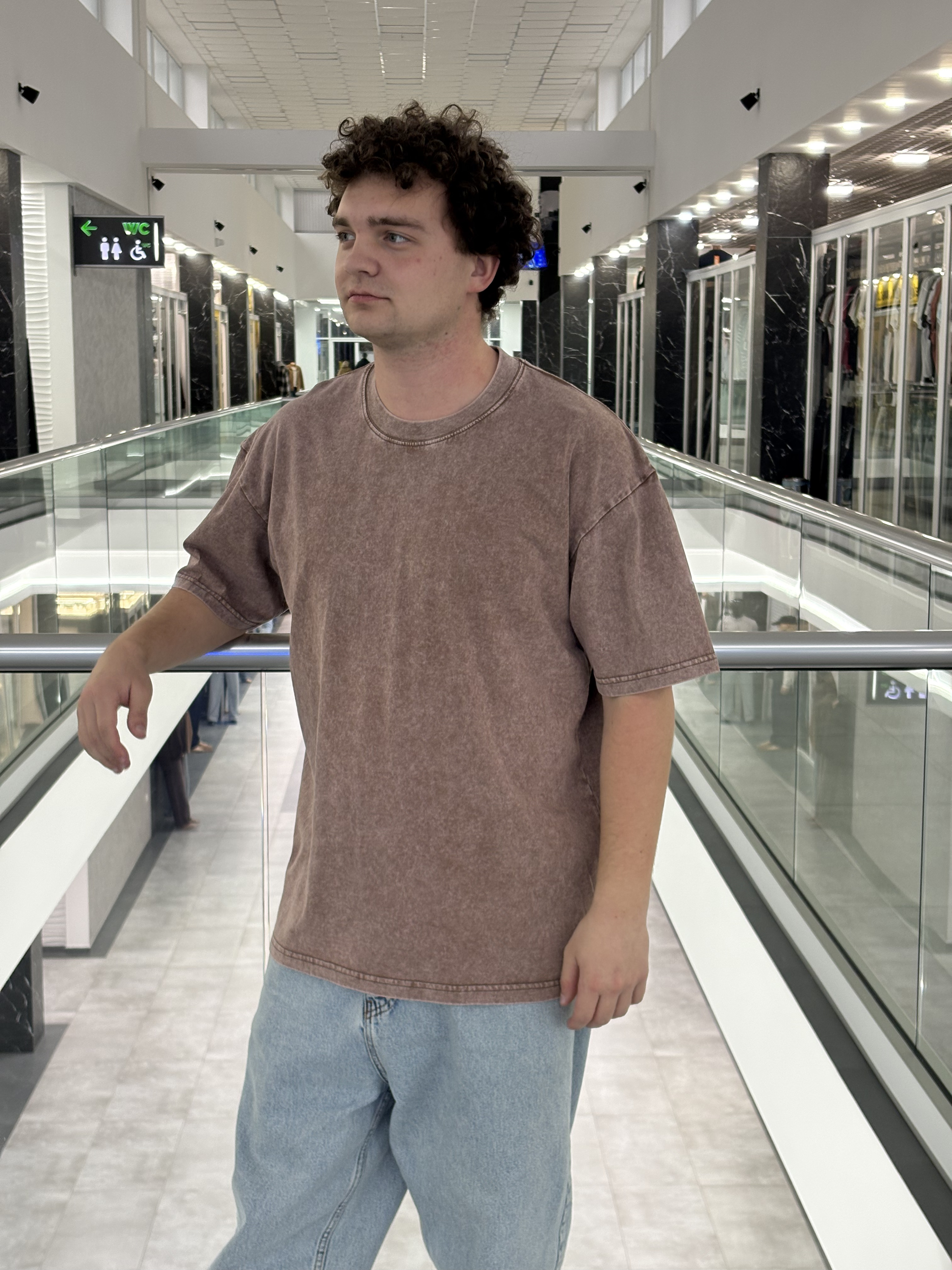 Коричневая футболка streetwear Тирасполь