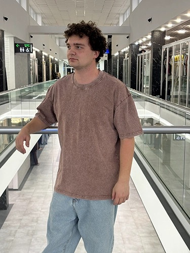 Коричневая футболка streetwear Тирасполь